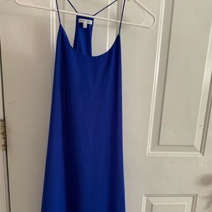 Blue Spaghetti Strap Dress